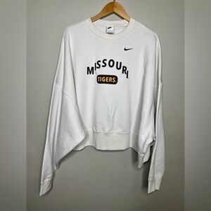 Nike Campus Collection Missouri Tigers Cropped Crewneck Sweatshirt Size XXL